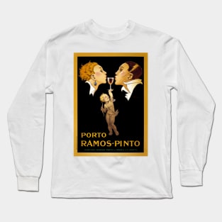 Vintage Advertising Poster Porto Ramos Pinto Long Sleeve T-Shirt